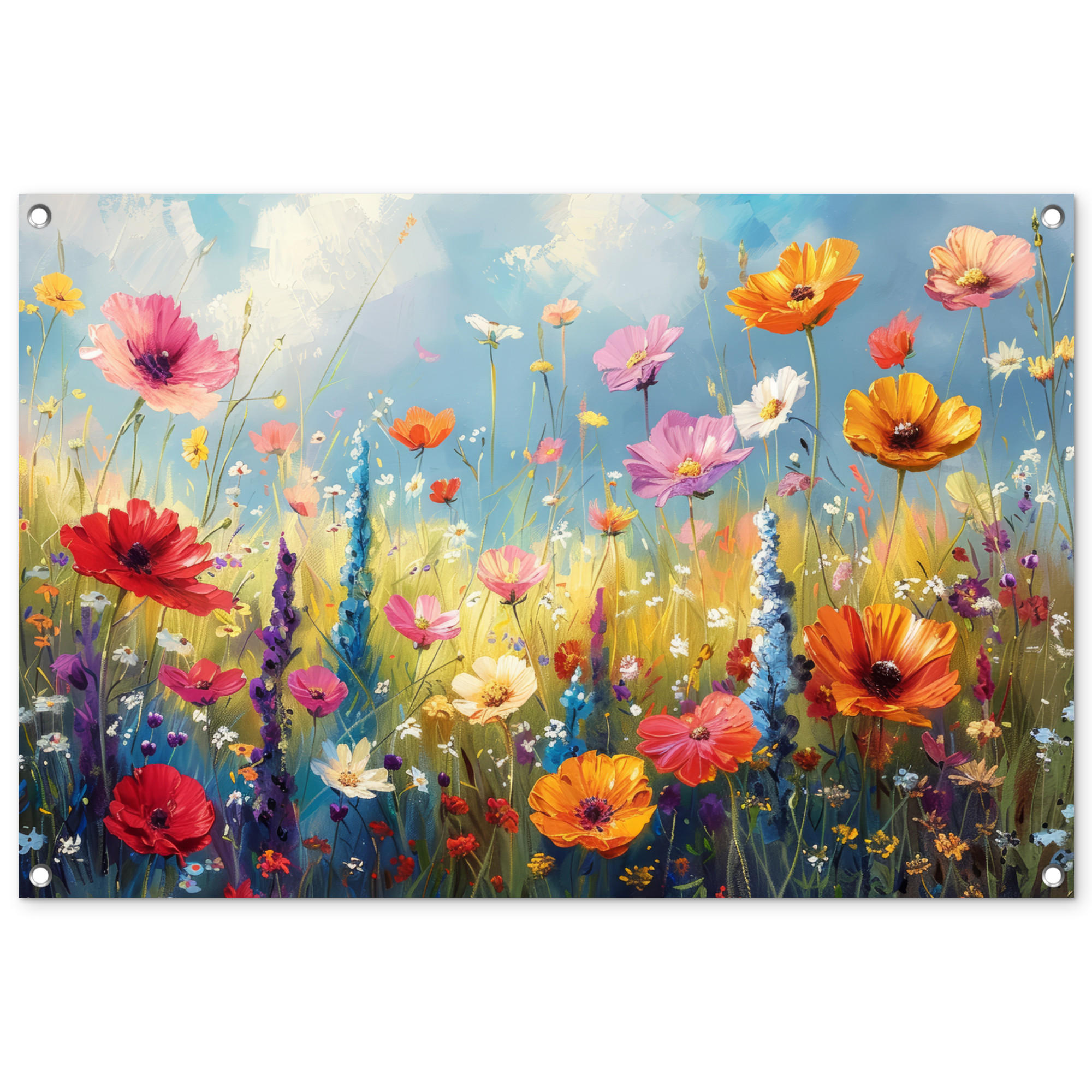 OnlyWow ZAHRADNÍ PLAKÁT Květiny - Příroda - Botanické - Umění 90x60 cm