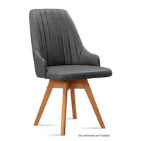 ESSZIMMERSTUHL drehbar (6er-Set) Dotti 52x91x60 Eiche geölt/Grau - Eichefarben/Grau, Kunststoff (60/91/52cm) - 58aufmkessel