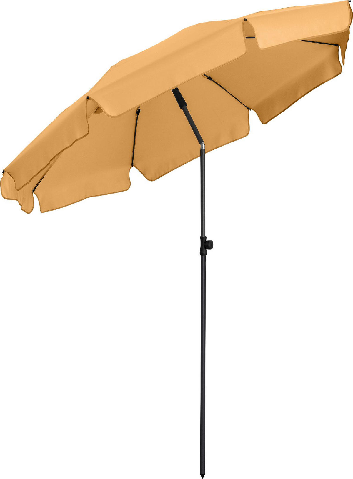 SONNENSCHIRM 180/180/127 cm - Orange, Kunststoff (180/180cm) - FARE