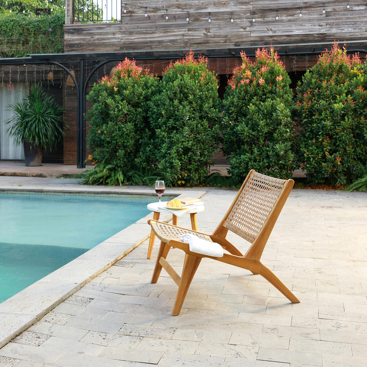 SESSEL Holz Braun - Braun, Holz (65/76/82cm) - Nordlys