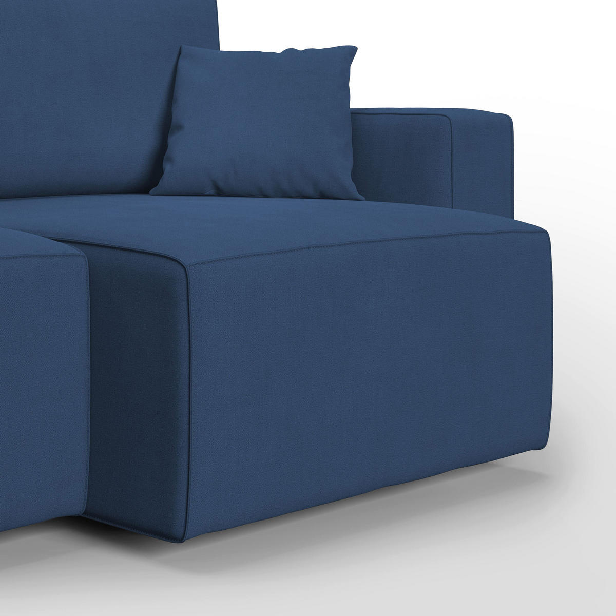 LINEARSOFA Morfeo - Blau, Textil (180/86/99cm) - Divani.store