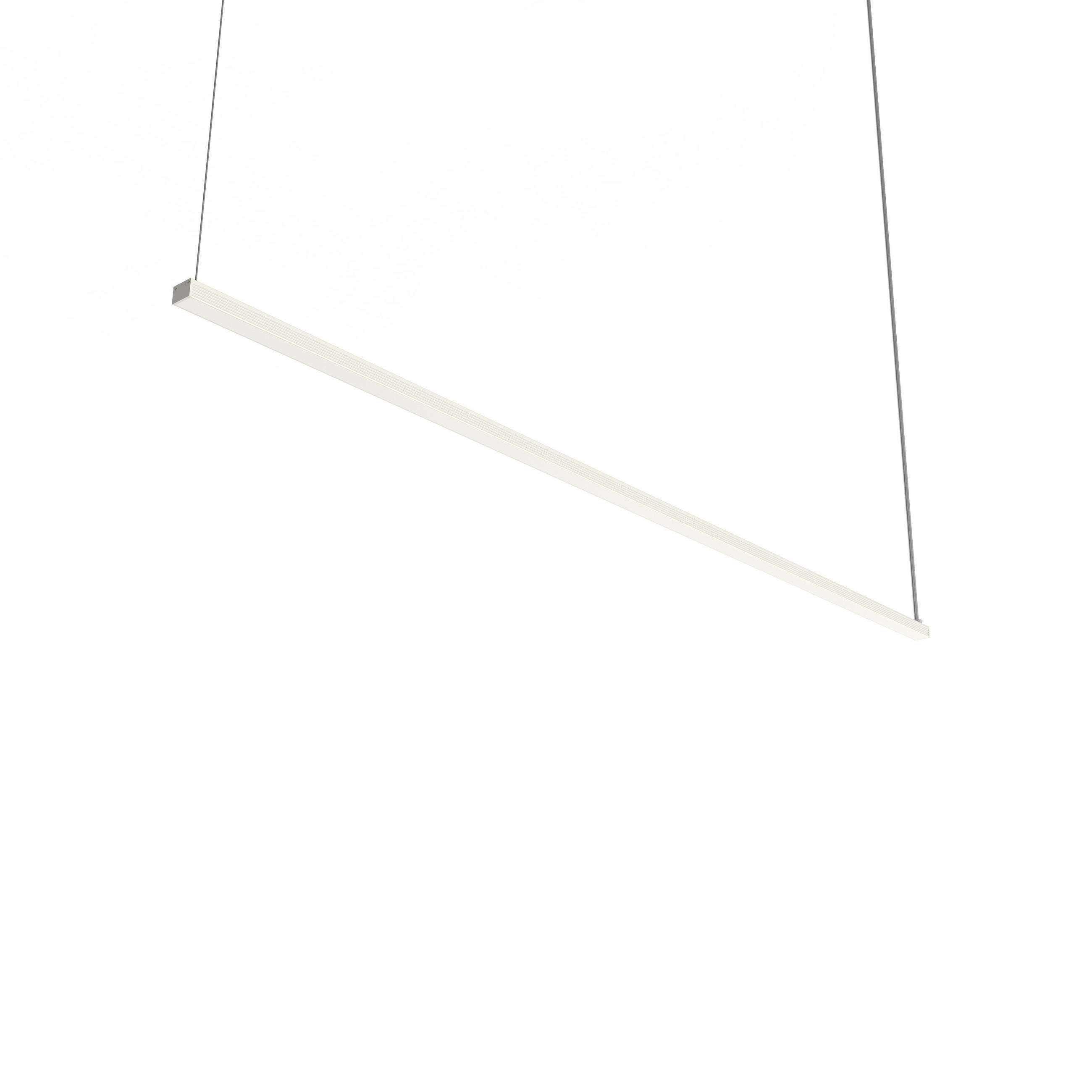 Lumicom Led-Hängeleuchte Weiß Hochglanz 100x2x2 cm