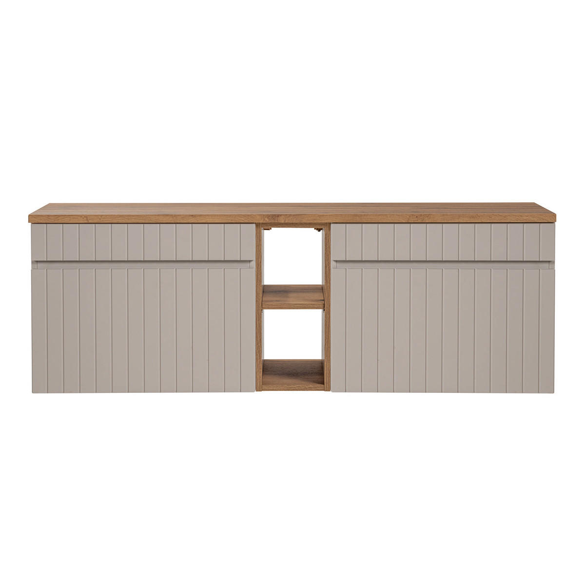 WASCHTISCHUNTERSCHRANK 140.4cm Zelie Kaschmir - Beige, Holzwerkstoff (140.4/48/46cm) - Petits-meubles