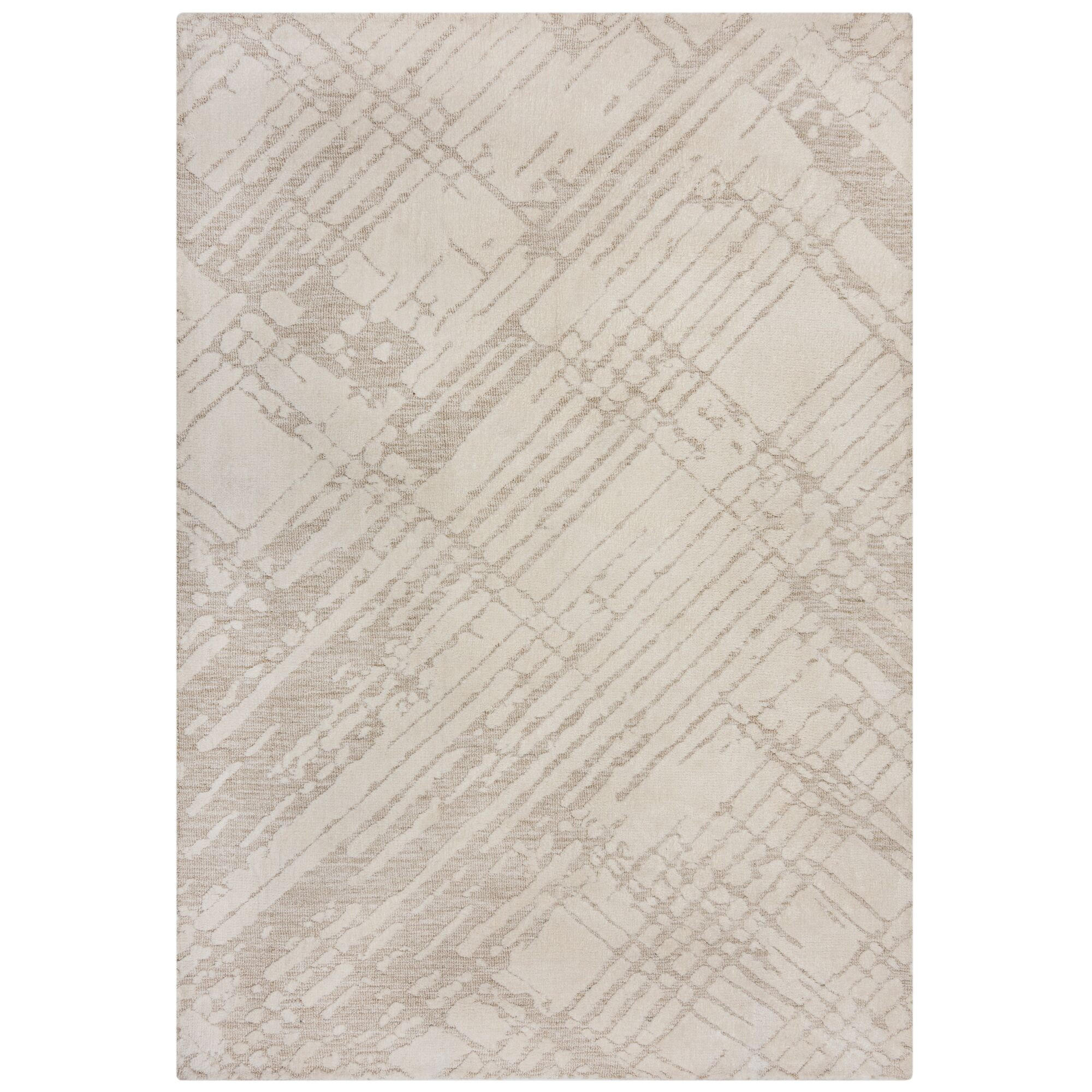 TEPPICH ARLEN, abstrakt, Creme, 160 x 230 cm - Beige, Textil (230/160cm) - KADIMA DESIGN