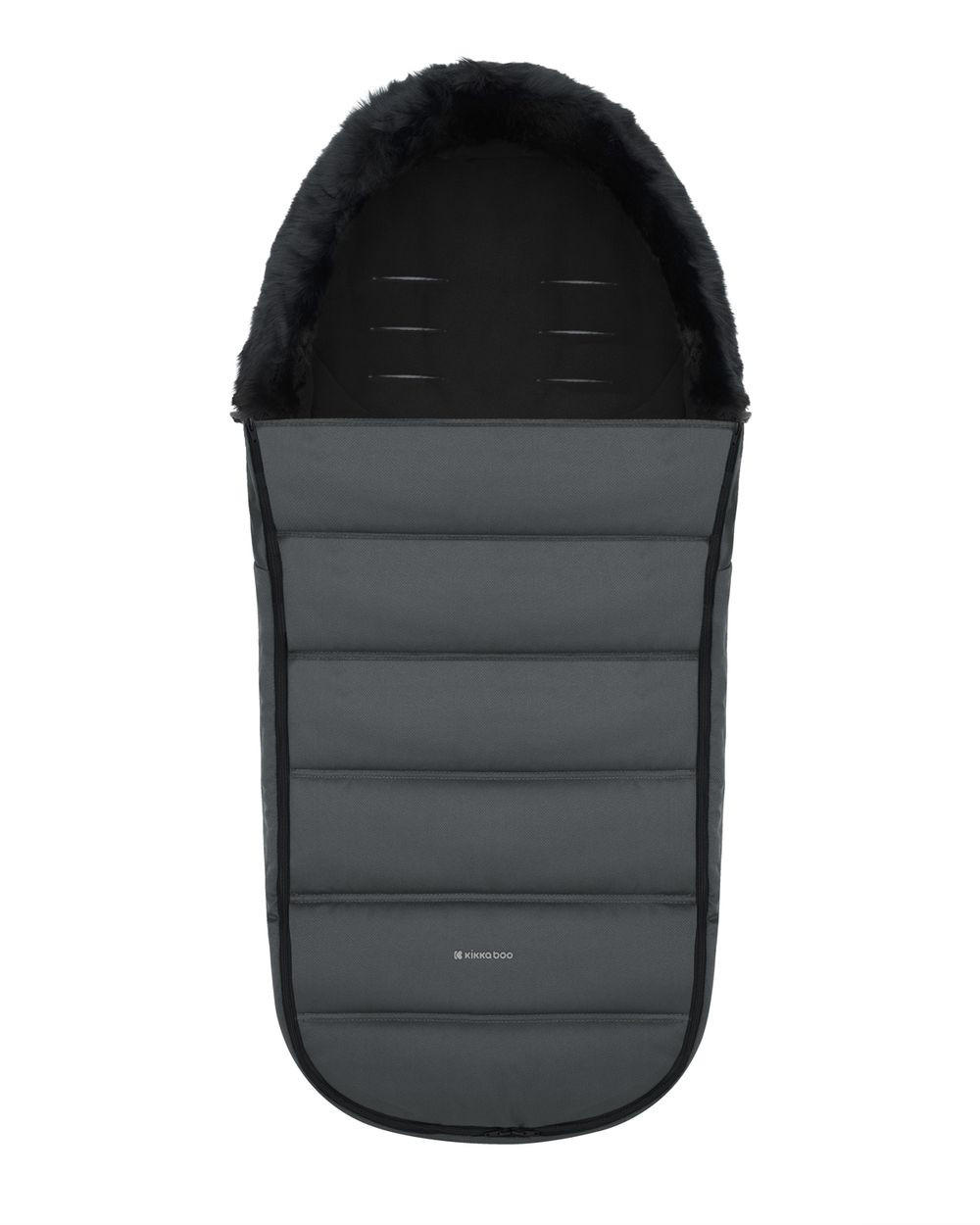 FUSSSACK Urban grau 5-Punkt-Gurt, Fußabdeckung, universell passend, ab Geburt, Kinderwagen - Grau, Textil (40/1/97cm) - Kikka boo
