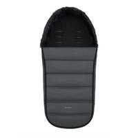FUSSSACK Urban grau 5-Punkt-Gurt, Fußabdeckung, universell passend, ab Geburt, Kinderwagen - Grau, Textil (40/1/97cm) - Kikka boo
