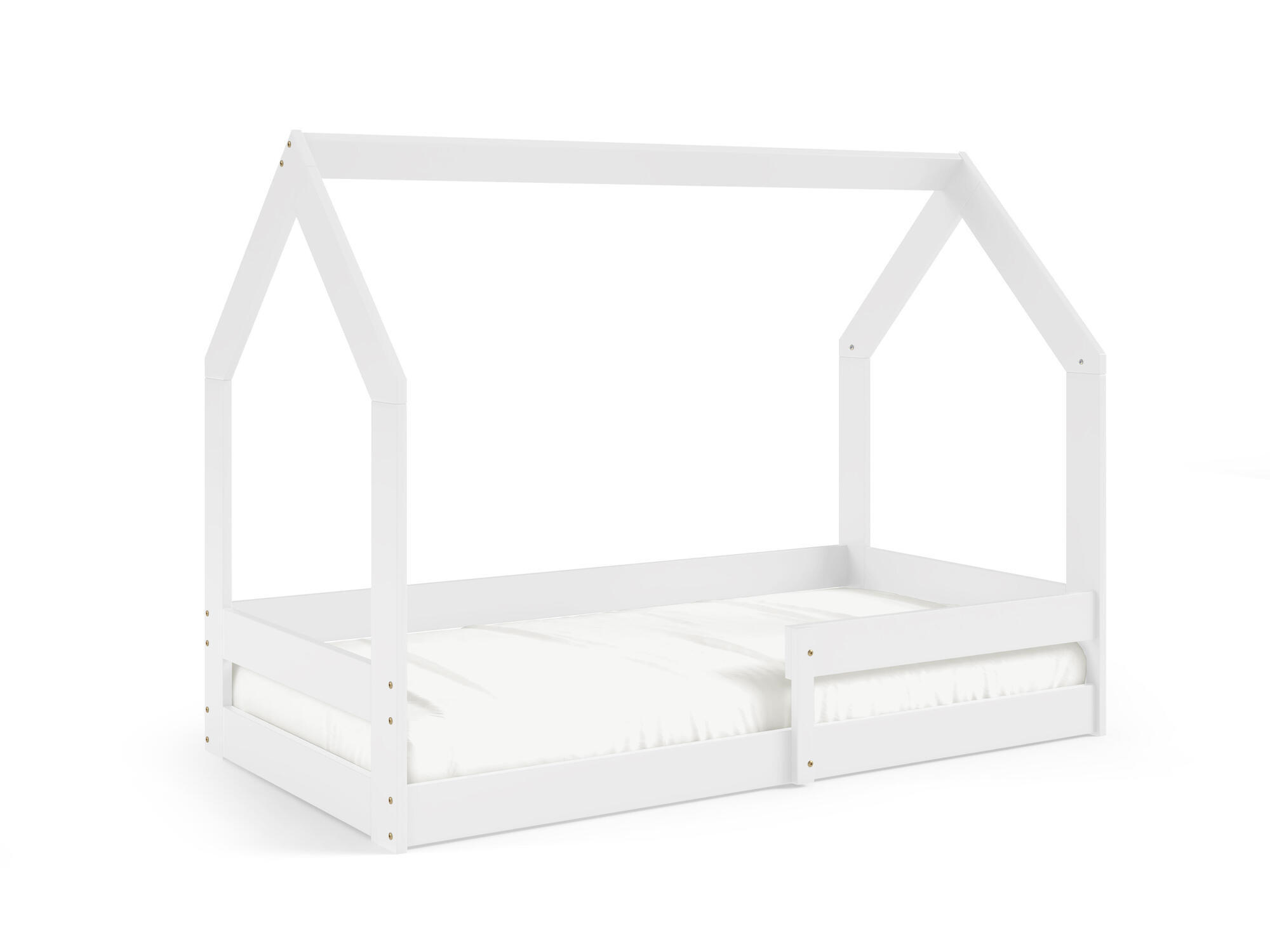 HAUSBETT POLA Weiß 164x88x124 cm - Weiß, Holz - FURNLUX