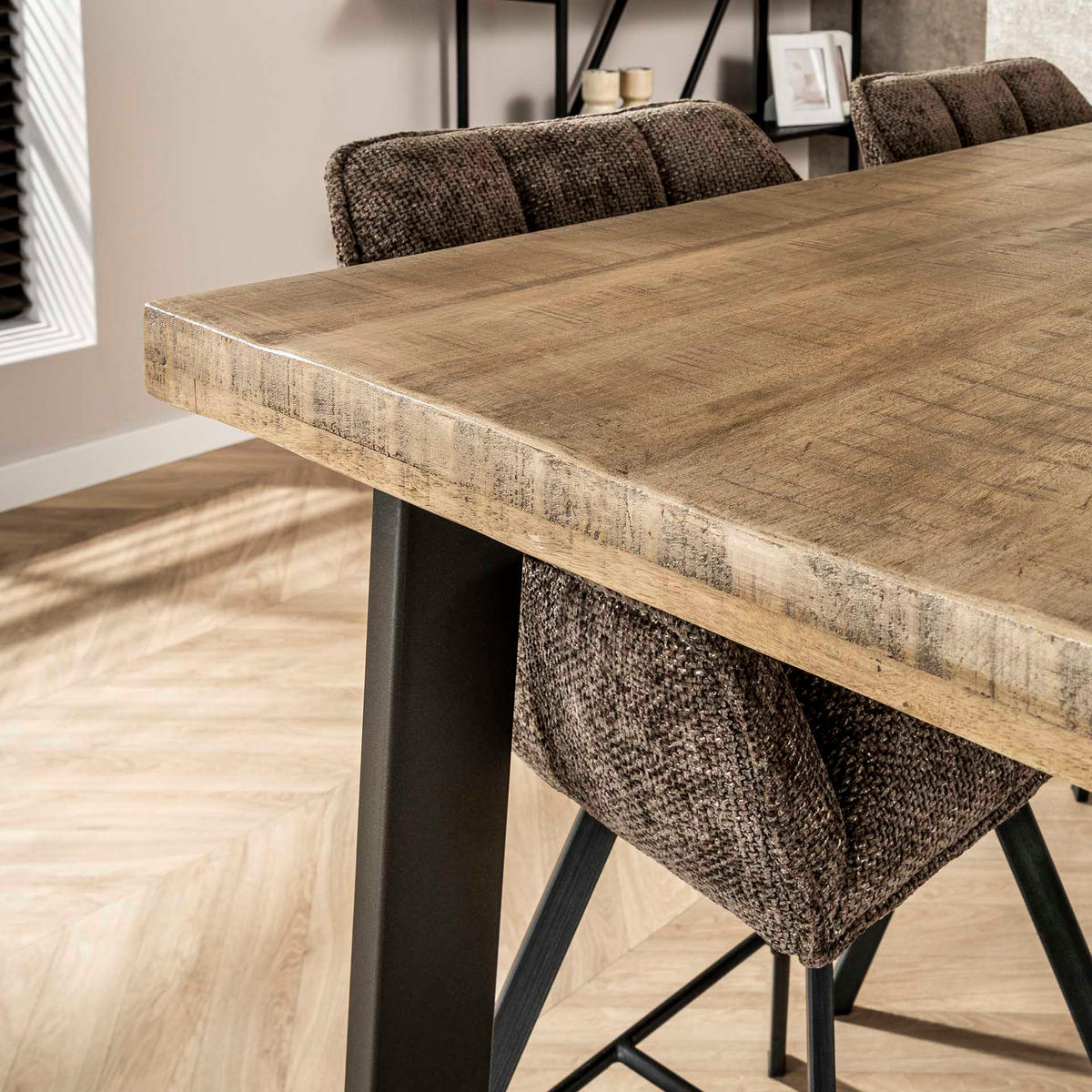 BARTABLE Masie Brown 135/70/ 92 cm - Braun, Holz (70/92/135cm) - Hoyz Collection