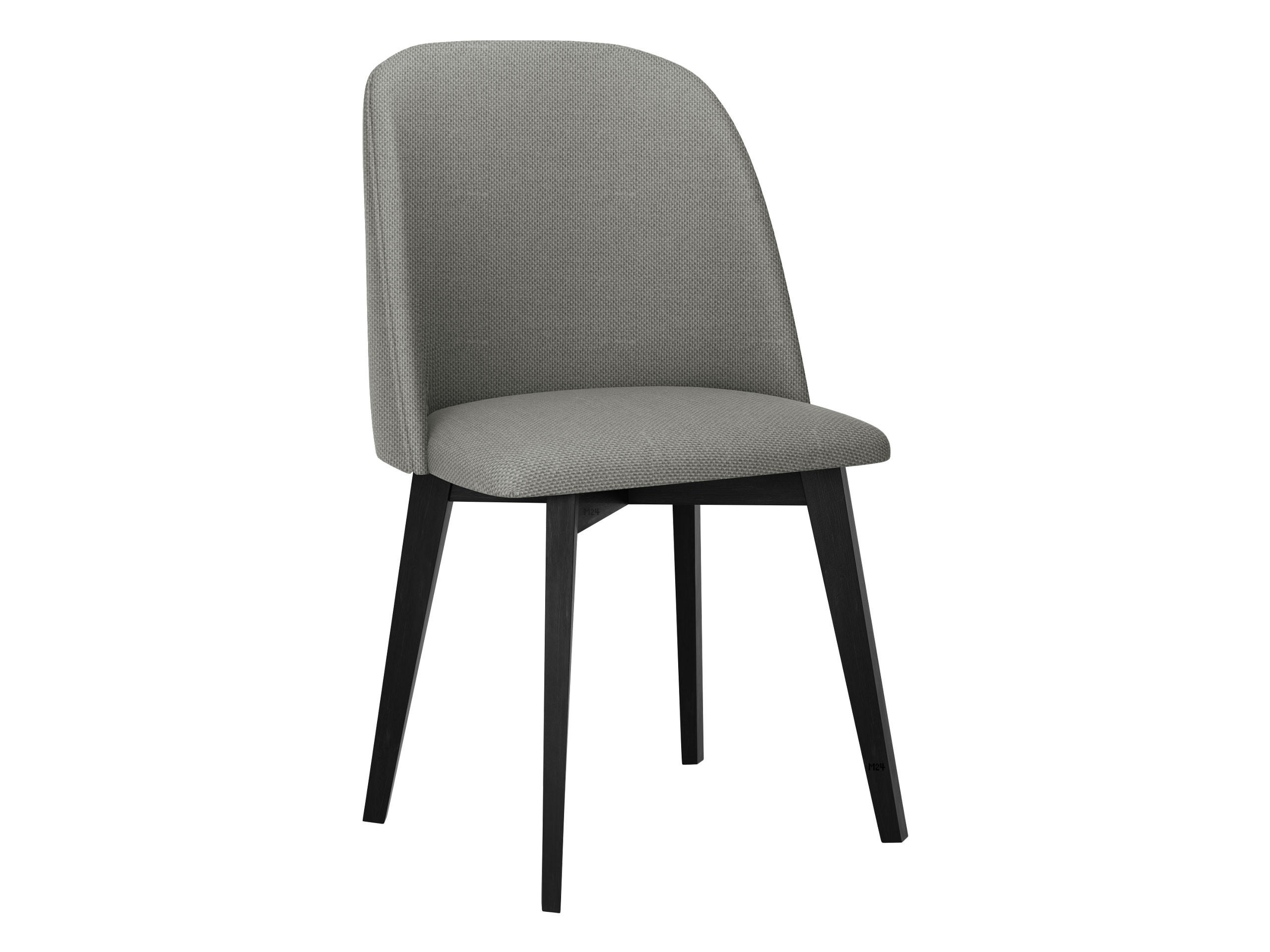 STUHL Monti 3, Holzfarbe: Schwarz - Schwarz/Grau, Holz (48/83/55cm) - MIRJAN24