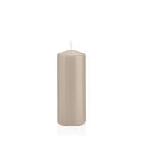 STUMPENKERZEN Schlamm Ø 58 x 150 mm, 16 Stück - Schlammfarben, Paraffin (6/15cm) - Wiedemann Kerzen