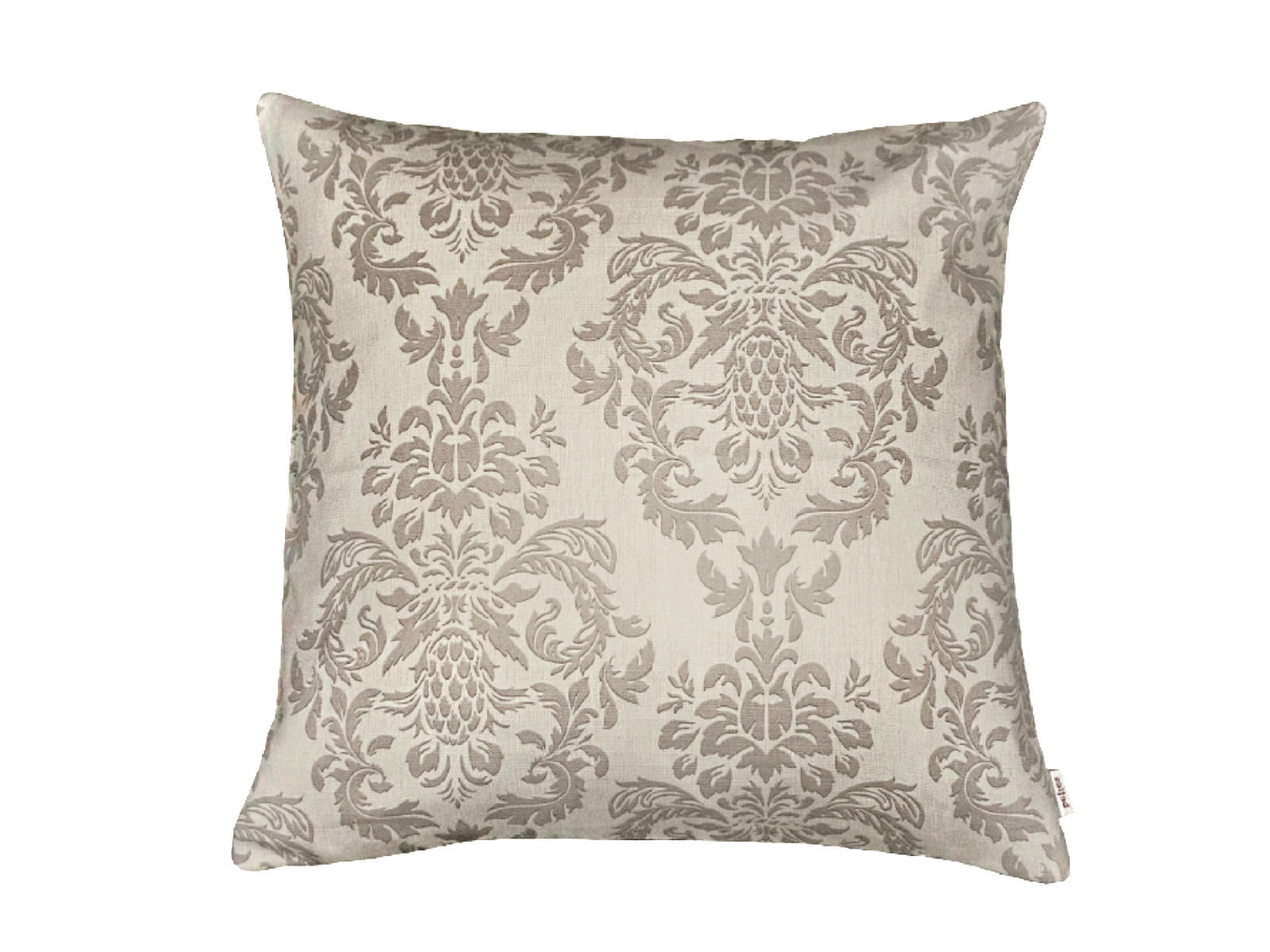 KISSENNHÜLLE Epoche linen-taupe 50/50 cm - Ecru, Textil (50/50cm) - beties Heimtextil