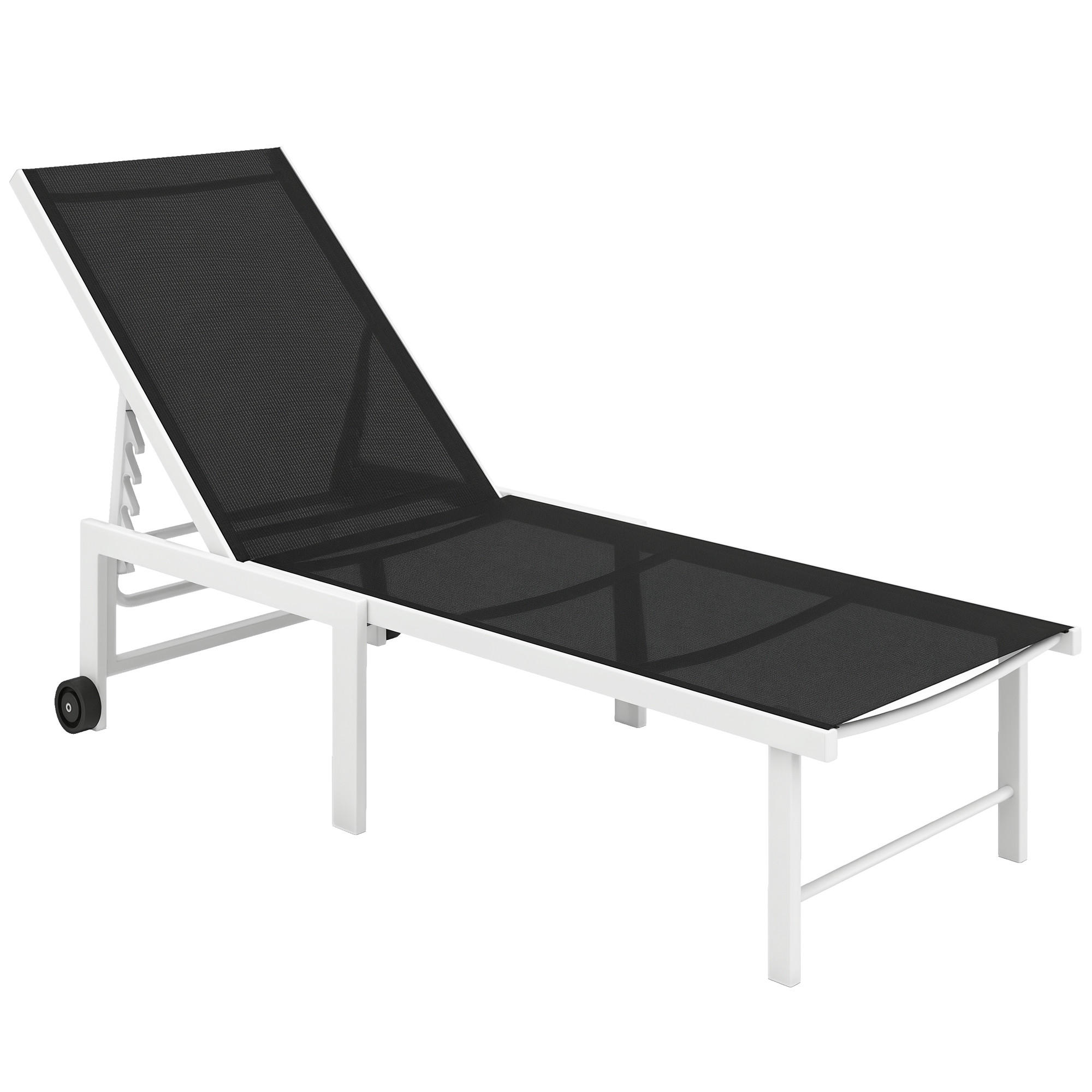 GARTENLIEGE Grau 1 Stück - Grau, Naturmaterialien (60/84/166cm) - GiPP