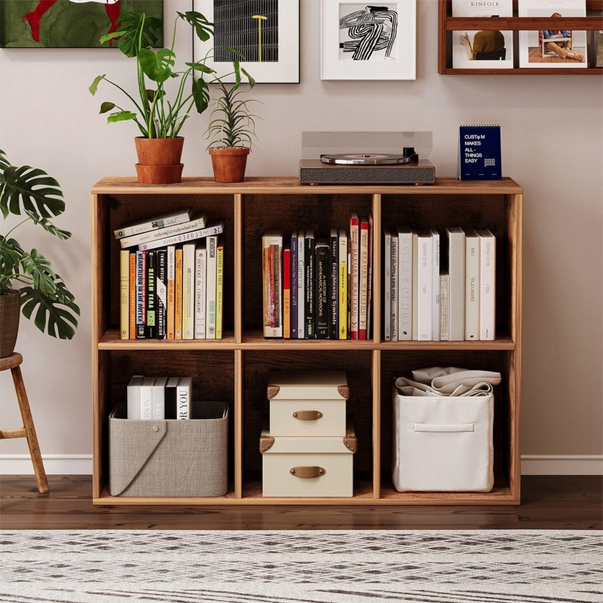 BÜCHERREGAL, braun, 30/100/63 cm - Braun, Holzwerkstoff (100/63/30cm)