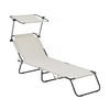 SONNENLIEGE lazy beige - Beige, Metall (54/73/180cm) - Habitat Garten