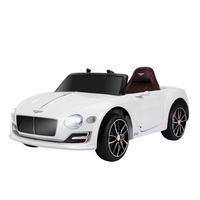KINDER ELEKTROAUTO, Weiß, Metall+ Kunststoff - Weiß, Metall (33/17.5/24cm) - HOMCOM