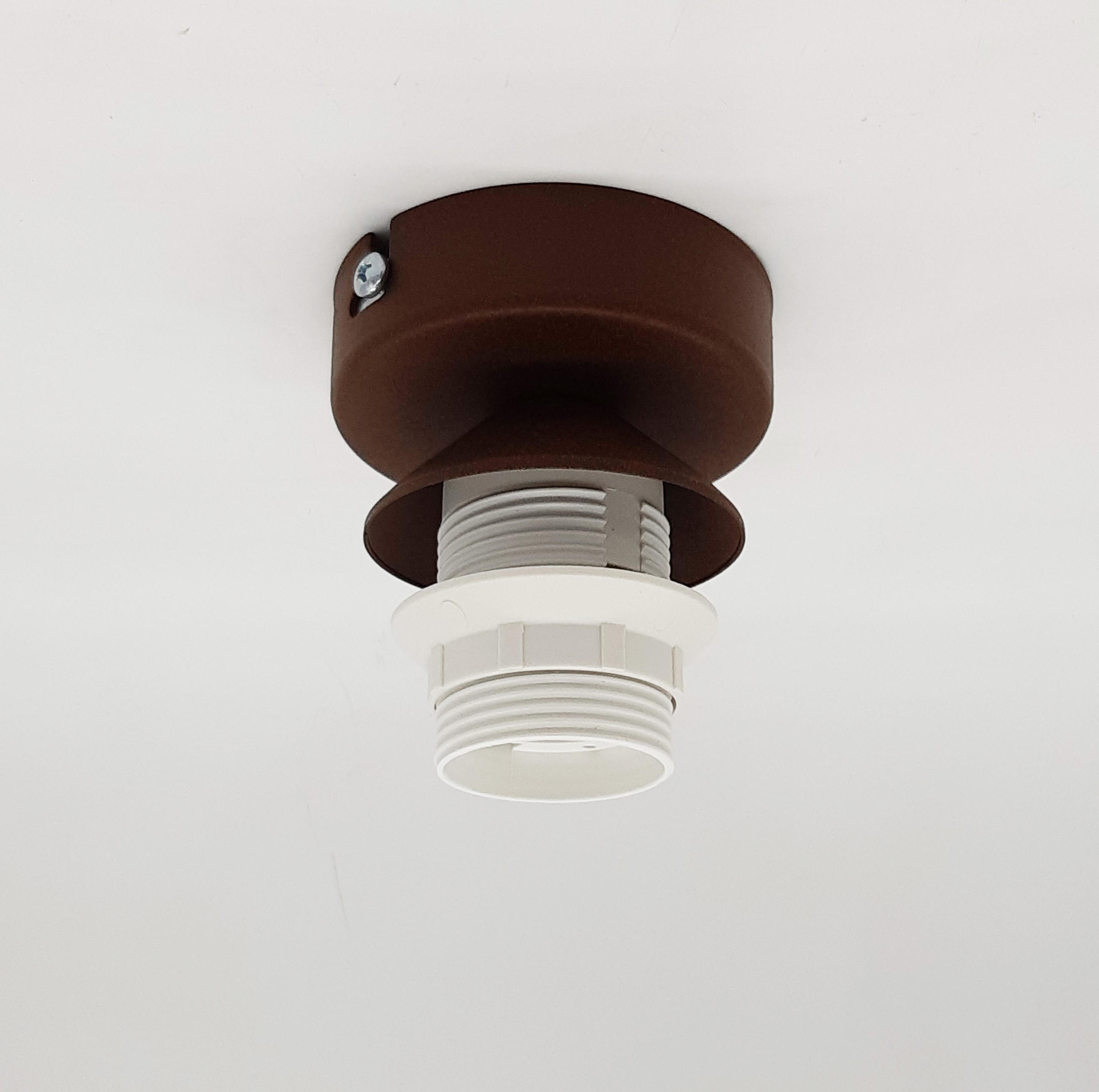 Thumbnail - Lumicom Deckenleuchte, Braun, Metall, Zylindrisch,Zylindrisch, 50x14x50 cm, Lampen & Leuchten, Innenbeleuchtung, Deckenl...