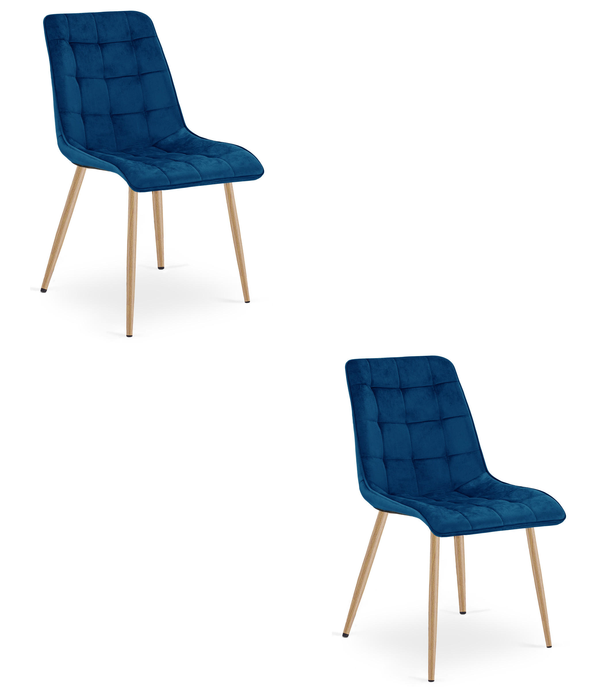 XXXLutz Stuhl Blau 49x59x60 cm