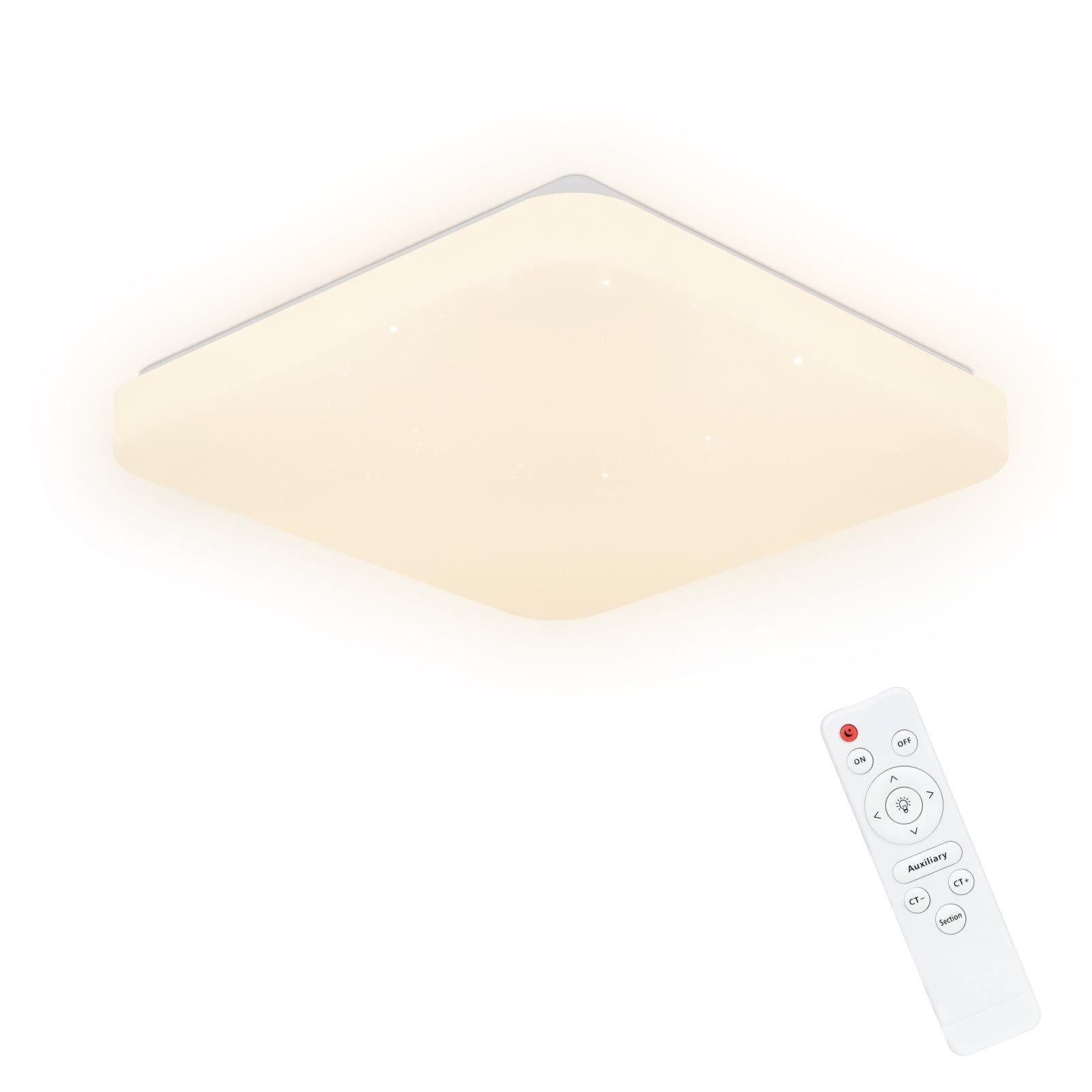 LED-DECKENLEUCHTE Balder 28/28/4cm - Weiß, Kunststoff (28/28/4cm) - ZMH