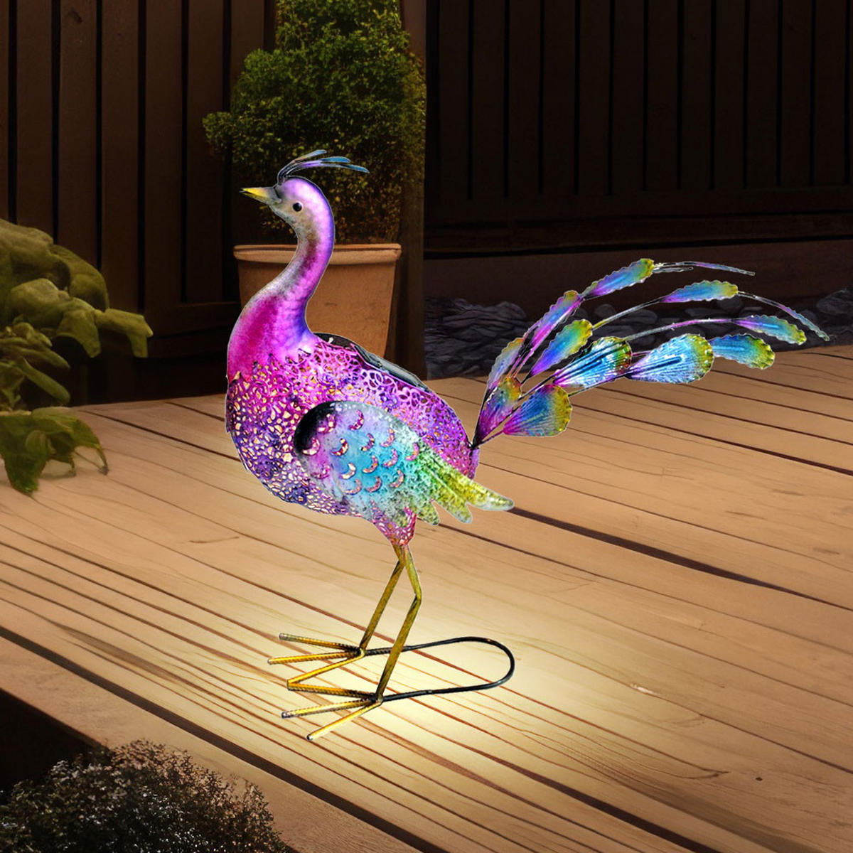 LED AUSSENLEUCHTE VERA bunt - Multicolor, Metall (62/32/55cm)