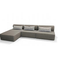 GARTENSOFA BALI M - Wetterfeste Balkonmöbel & Lounge Sofa Außen - Moderne Outdoor Couch für Garten - Balkon & Terrasse - Beige - Beige, Kunststoff (336/78/100cm) - Trada