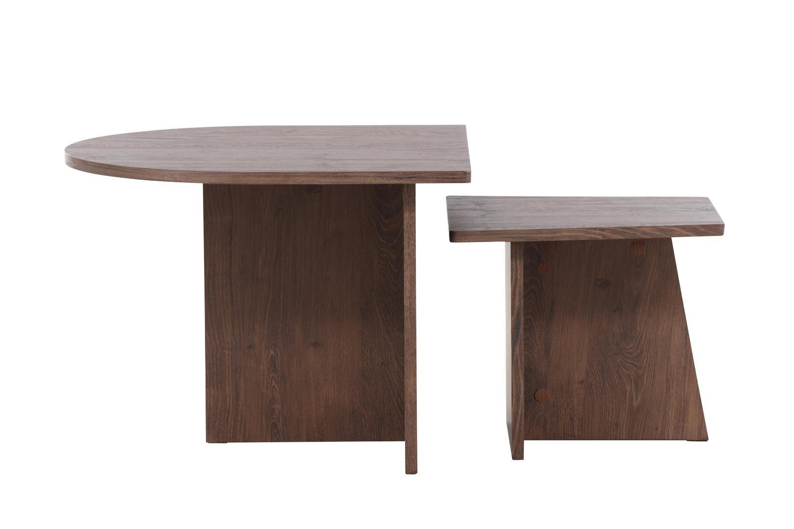 COUCHTISCH, Sala, Mocca, MDF, 60 x 60 x 45 cm - Mokka, Holzwerkstoff (60/60/45cm) - ebuy24