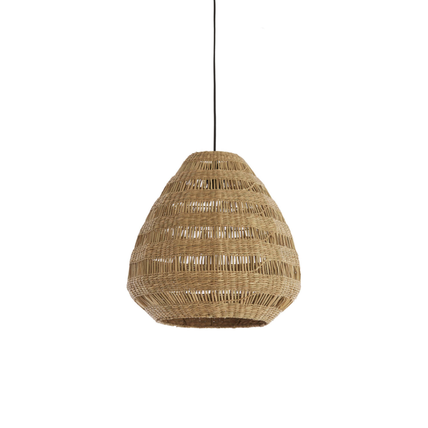 HÄNGELAMPE - Braun - 47/47/46 cm - Braun, Naturmaterialien (47/47/46cm) - Light & Living