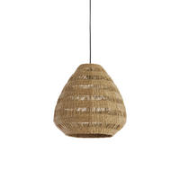 HÄNGELAMPE - Braun - 47/47/46 cm - Braun, Naturmaterialien (47/47/46cm) - Light & Living