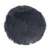 LAMMFELLSITZ Künstlich Polyester Grau - Grau, Textil (35/35cm) - tinkaro