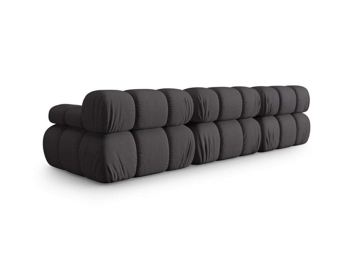 SOFA modular Bellis aus 3D-Stoff Expresso 3 Sitzplätze - Graubraun, Textil (94/70/282cm) - Micadoni