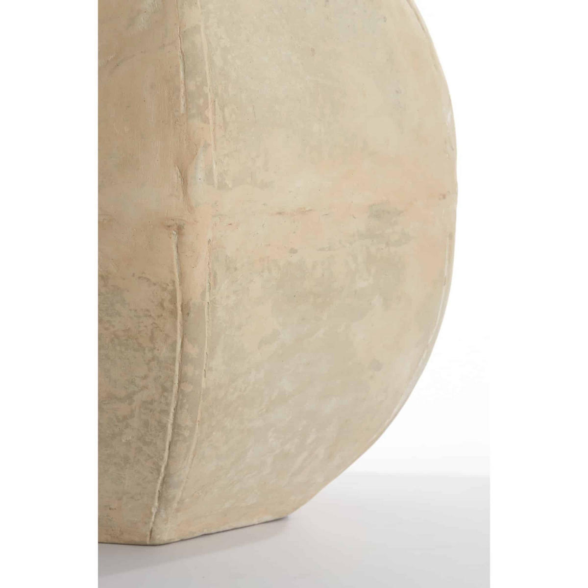 VASE Melis Weiß Ø51/44,5 cm - Weiß, Papier (44.5cm) - Light & Living