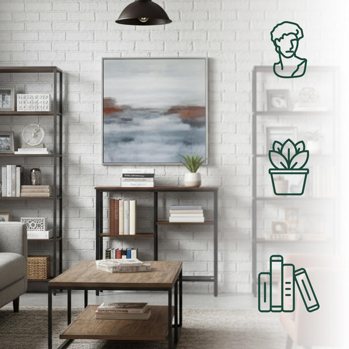 KONSOLENTISCH - Multicolor, Holzwerkstoff/Metall (22/80/75cm) - Relaxdays