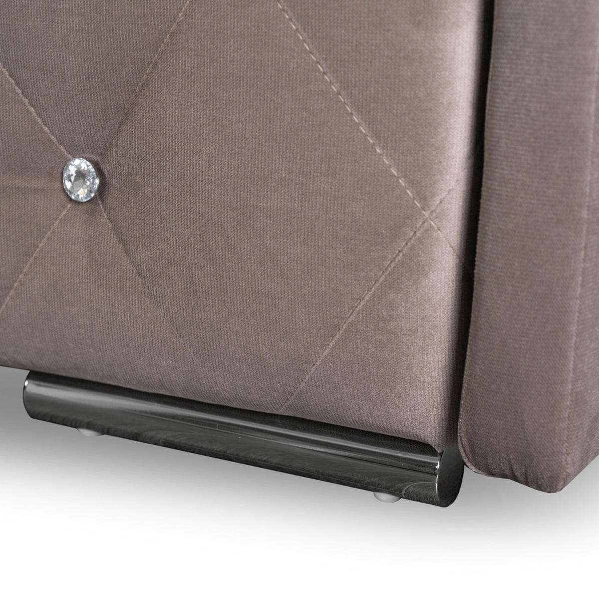 SOFA VIVO Ausklappbar Schlaffunktion Zweisitzer Beige - Beige, Holz/Textil (204/91/96cm) - makarowski meble