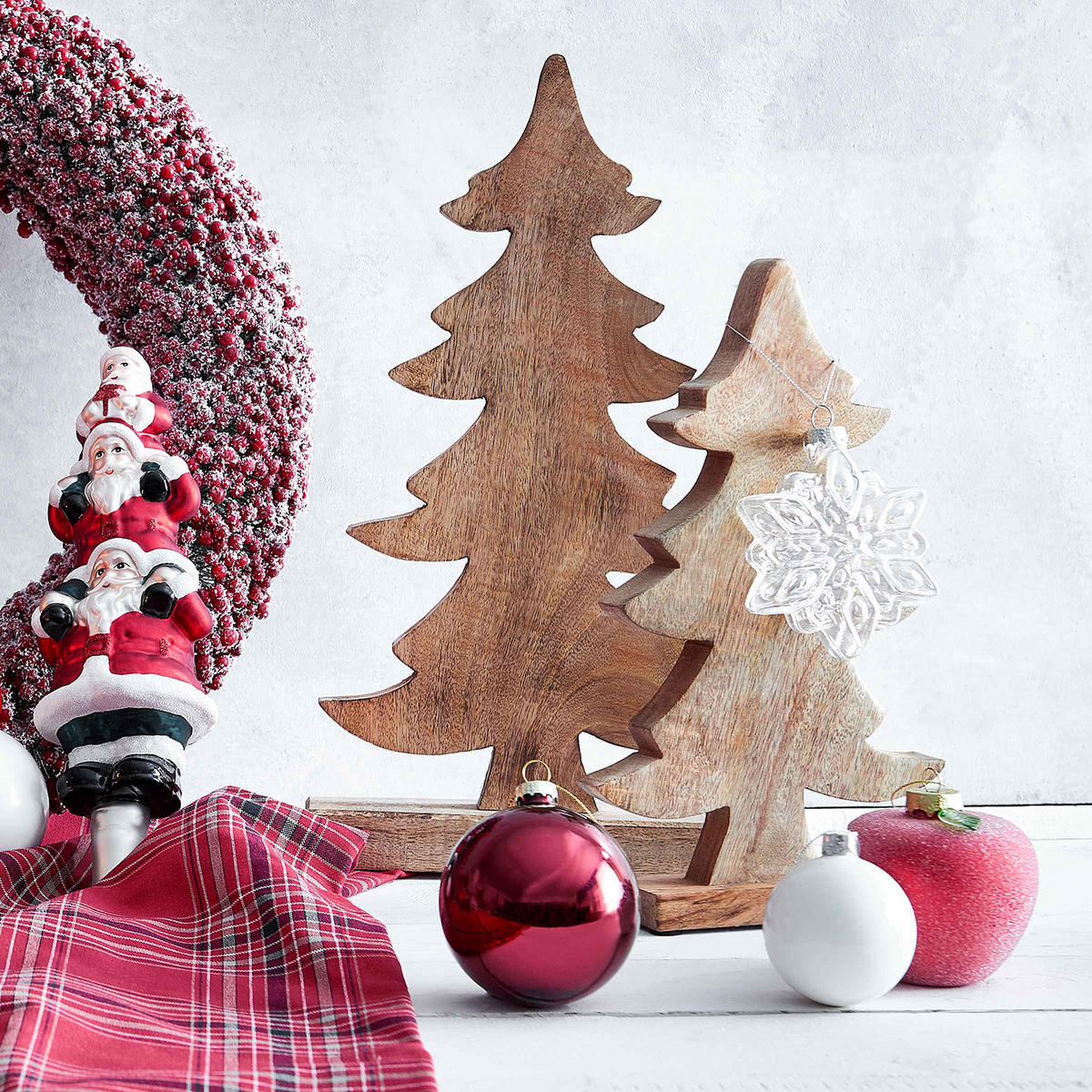 DEKO-TANNE Forest - Braun, Holz (17/30/5cm) - Butlers