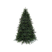 LAALU WEIHNACHTSBAUM künstlich grün 3D Tanne Merlin 210 cm mit Ständer - Grün, Kunststoff (210cm) - LAALU