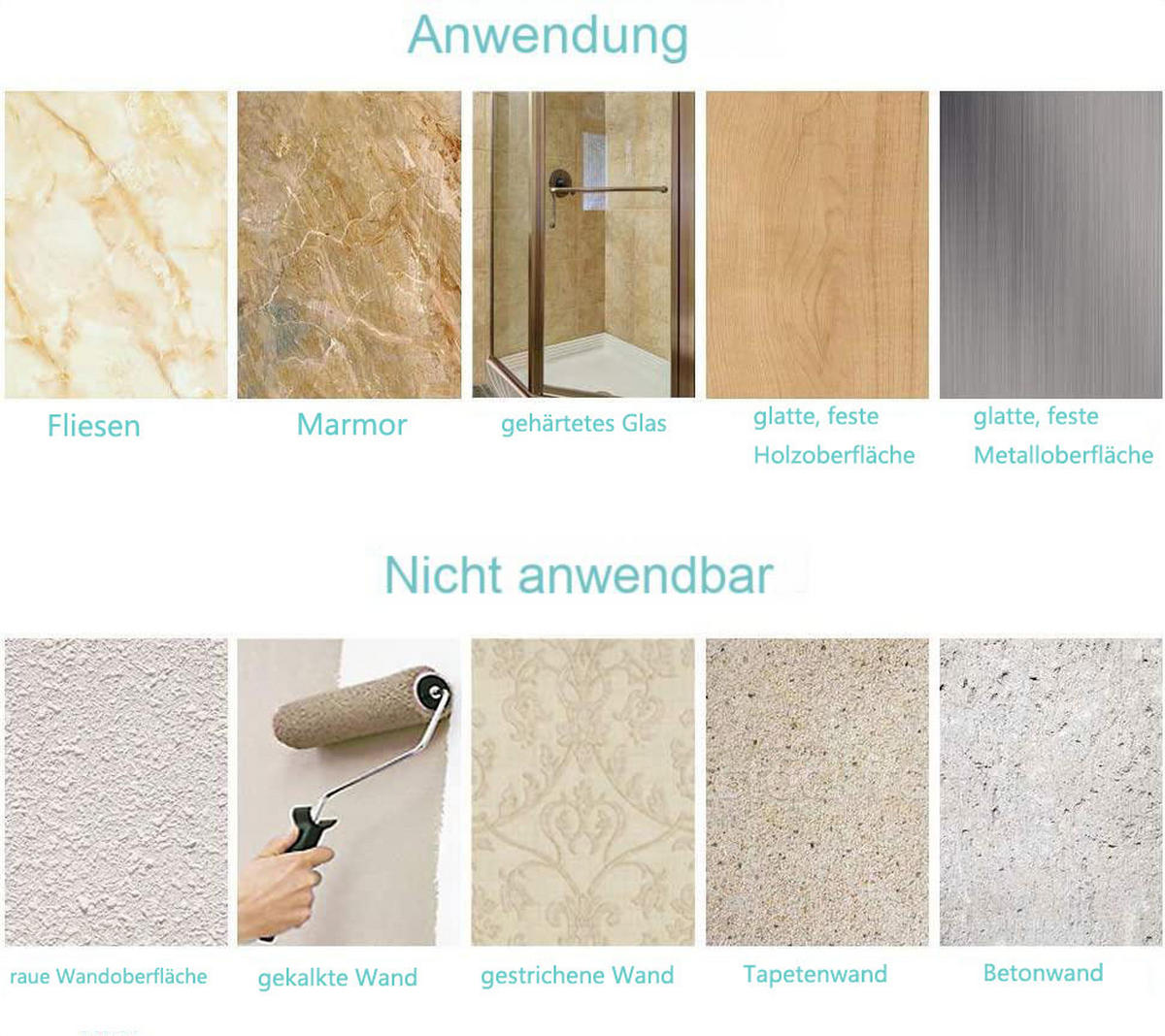DUSCHABLAGE - Edelstahlfarben, Metall (12/9/32cm) - Aimax