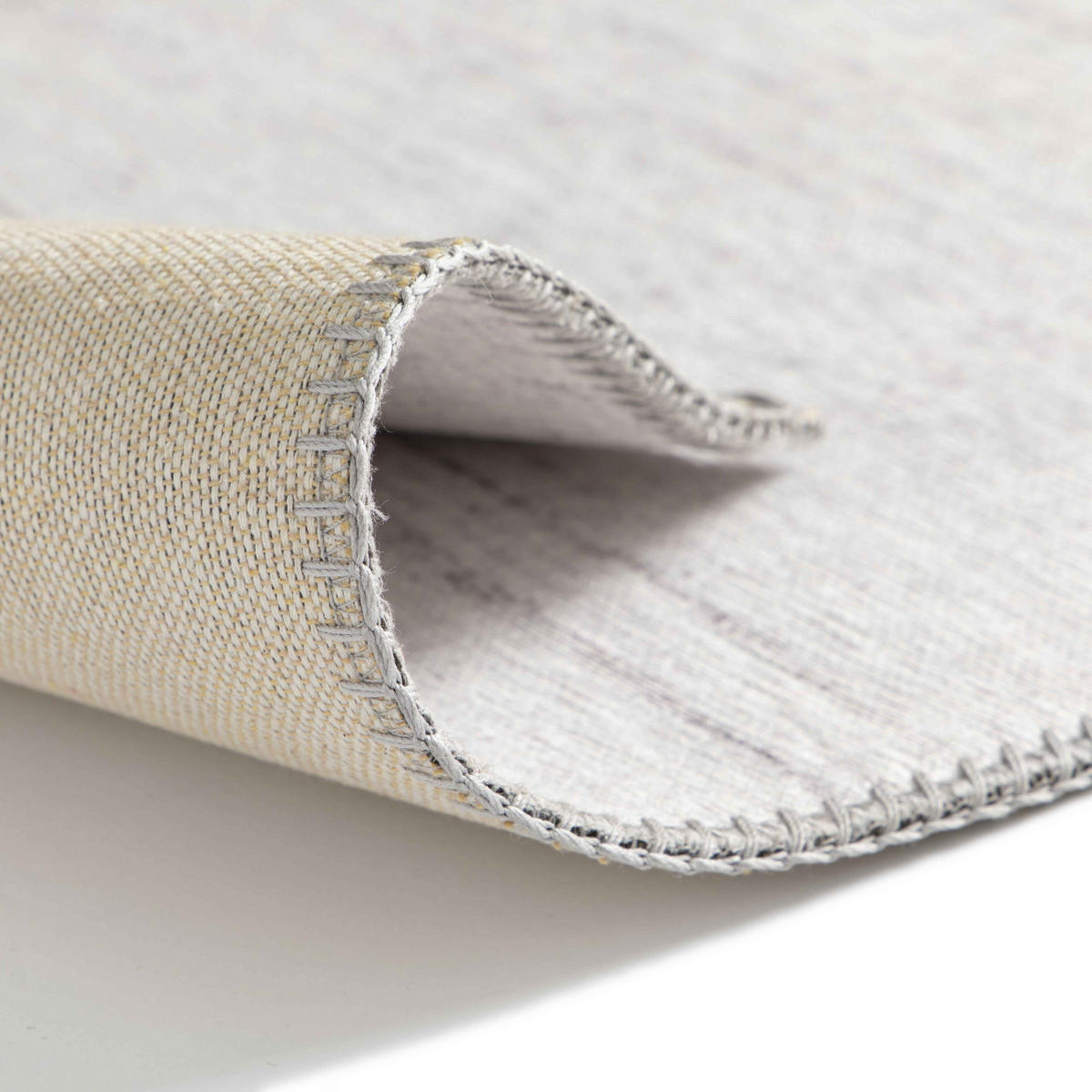 TEPPICH, 120 x 170 cm, Cremefarbe - Creme, Textil (170/120cm) - Oviala