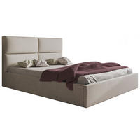 BETT Beigefarben SIM 6 Gepolstert 180x200 cm - Beige, Textil (180/200cm) - Sepro Meble