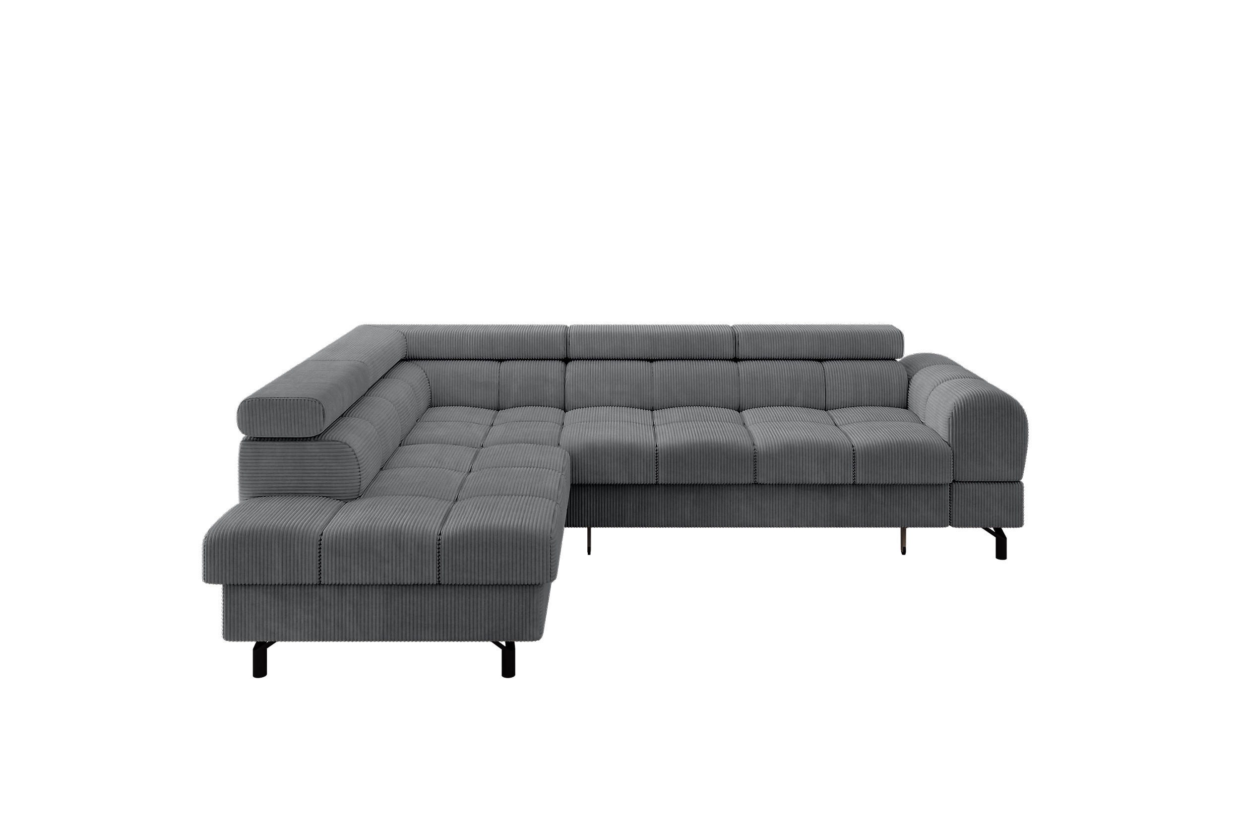 Altdecor Ecksofa Graphit 272x203 cm