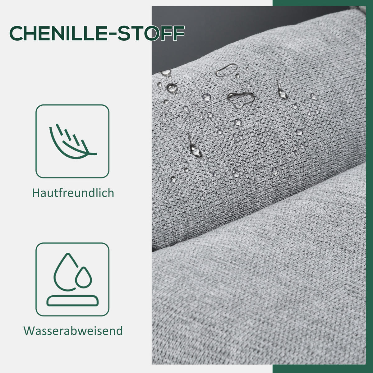 OTOČNÉ křeslo 91/79/98 cm šedé z polyesteru s 360° otáčením a područkami - šedá, textil (91/98/79cm) - OKWISH