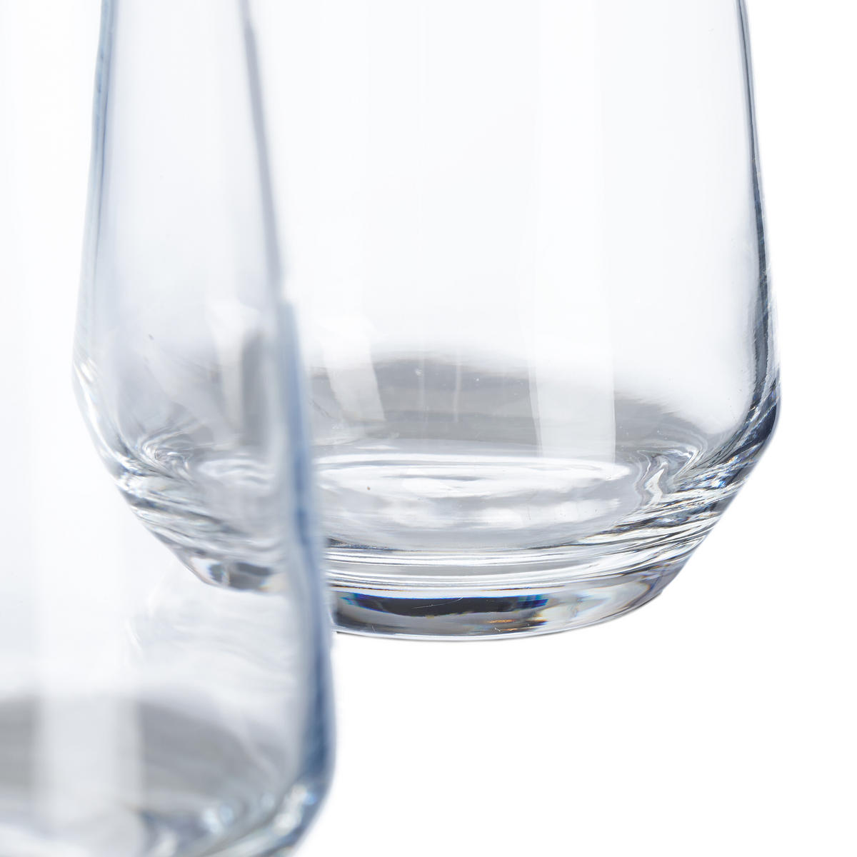 6XSKLENENÉ poháre - priehľadné, sklo - Relaxdays