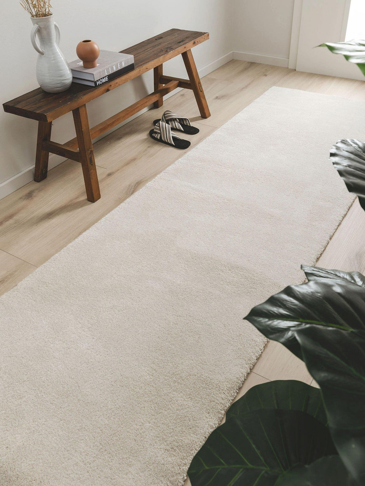 LÄUFER Tacoma Cream 80x300 cm - Creme, Textil (80/300cm) - benuta Nest