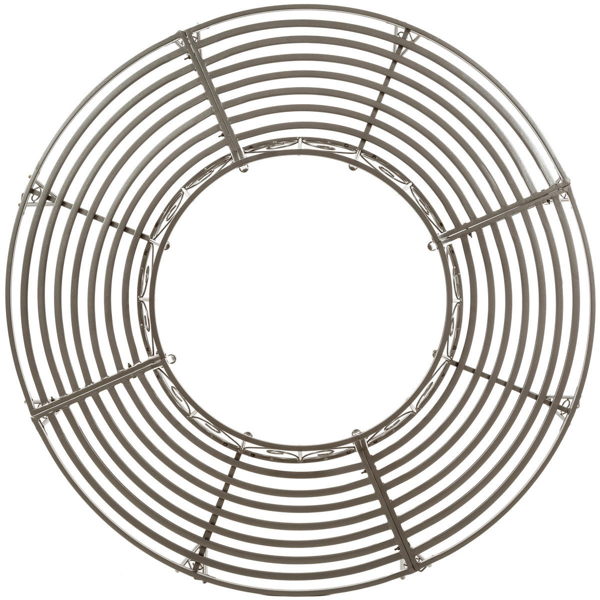 BAUMBANK Enyd,164 x 164 x 89 cm,anthrazit - Anthrazit, Metall (164/89/164cm) - tectake