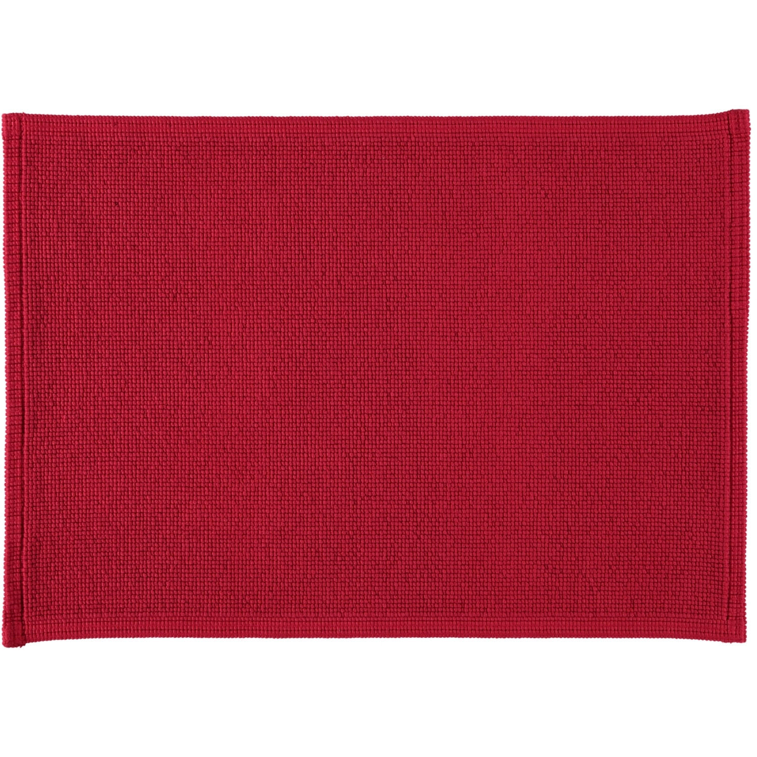 BADEMATTEN PLAIN CARDINAL - 349 - Rot, Textil (50/70cm) - Rhomtuft