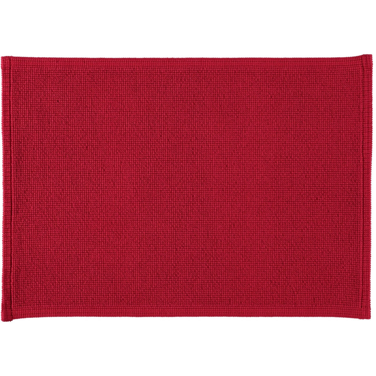 BADEMATTEN PLAIN CARDINAL - 349 - Rot, Textil (50/70cm) - Rhomtuft