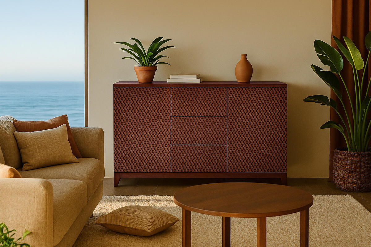 SIDEBOARD COPAS Braun Holz - Braun, Eichenholz/Holz (140/85/40cm) - KAWOLA