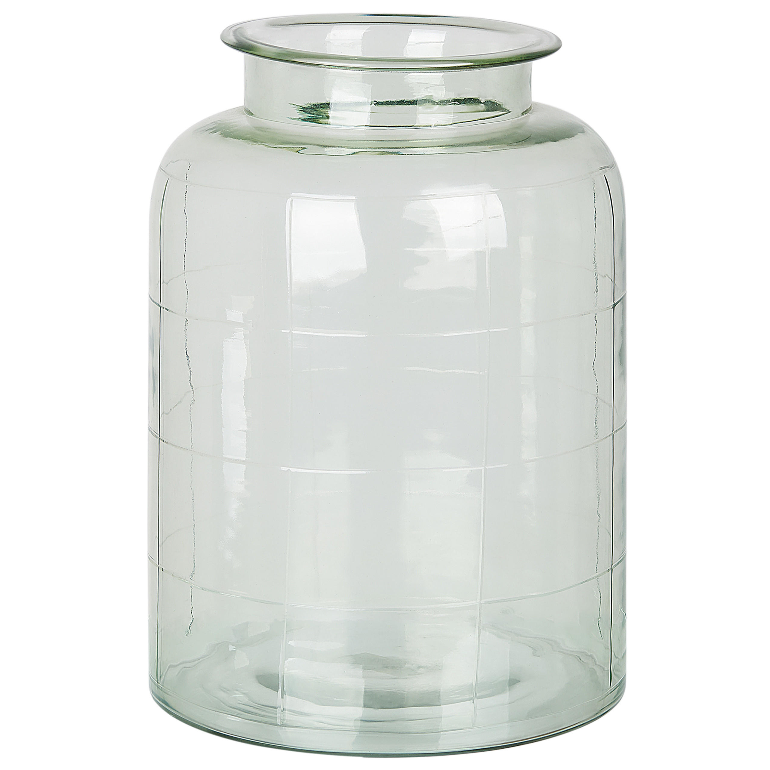 BLUMENVASE Glas grün Vindaloo - Grün, Glas (35cm) - Beliani