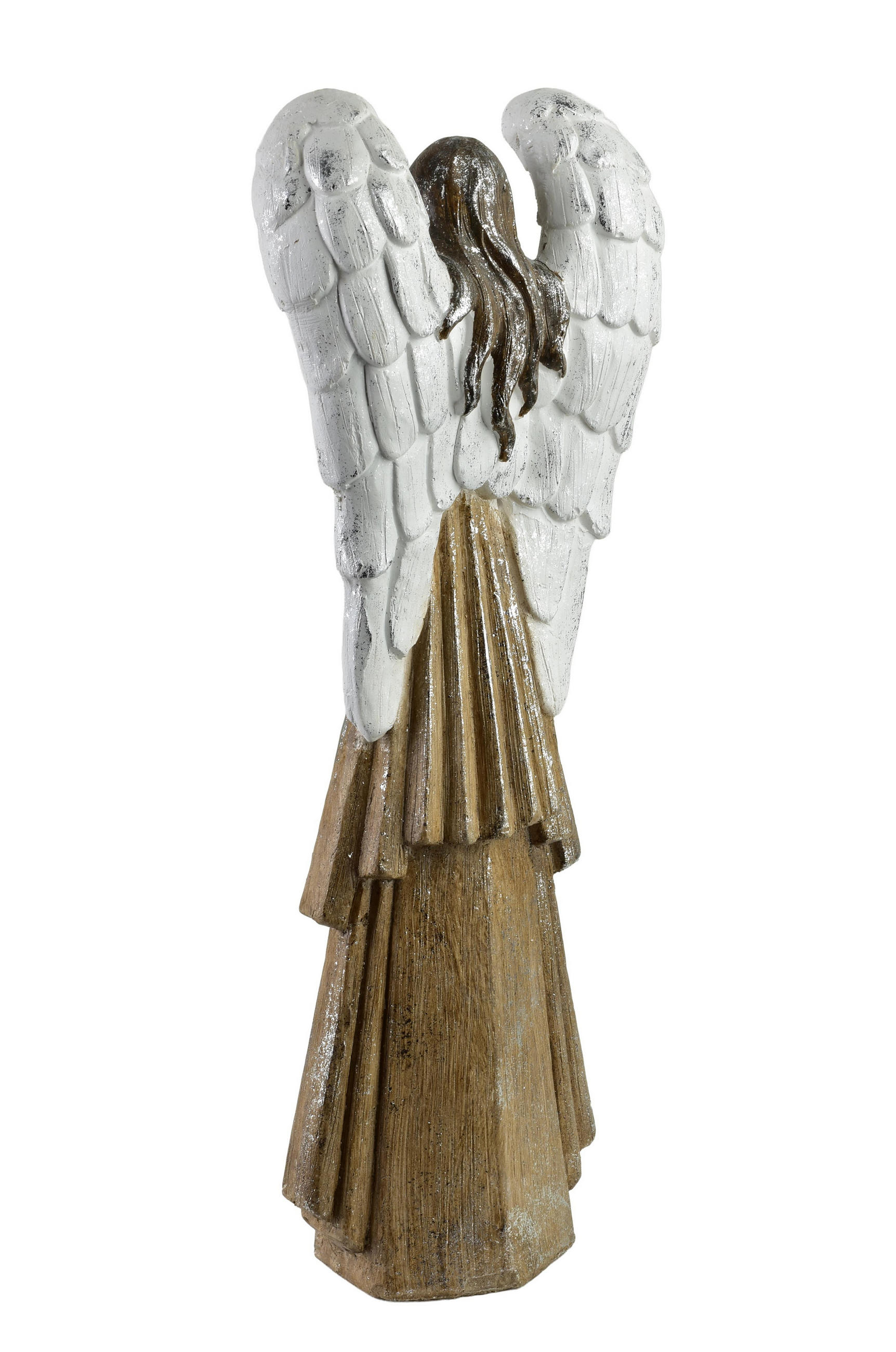 LED-DEKOFIGUR Angel Beige21,5x11,5x55 cm Keramik - Beige, Keramik (11.5/55/21.5cm) - Mondex