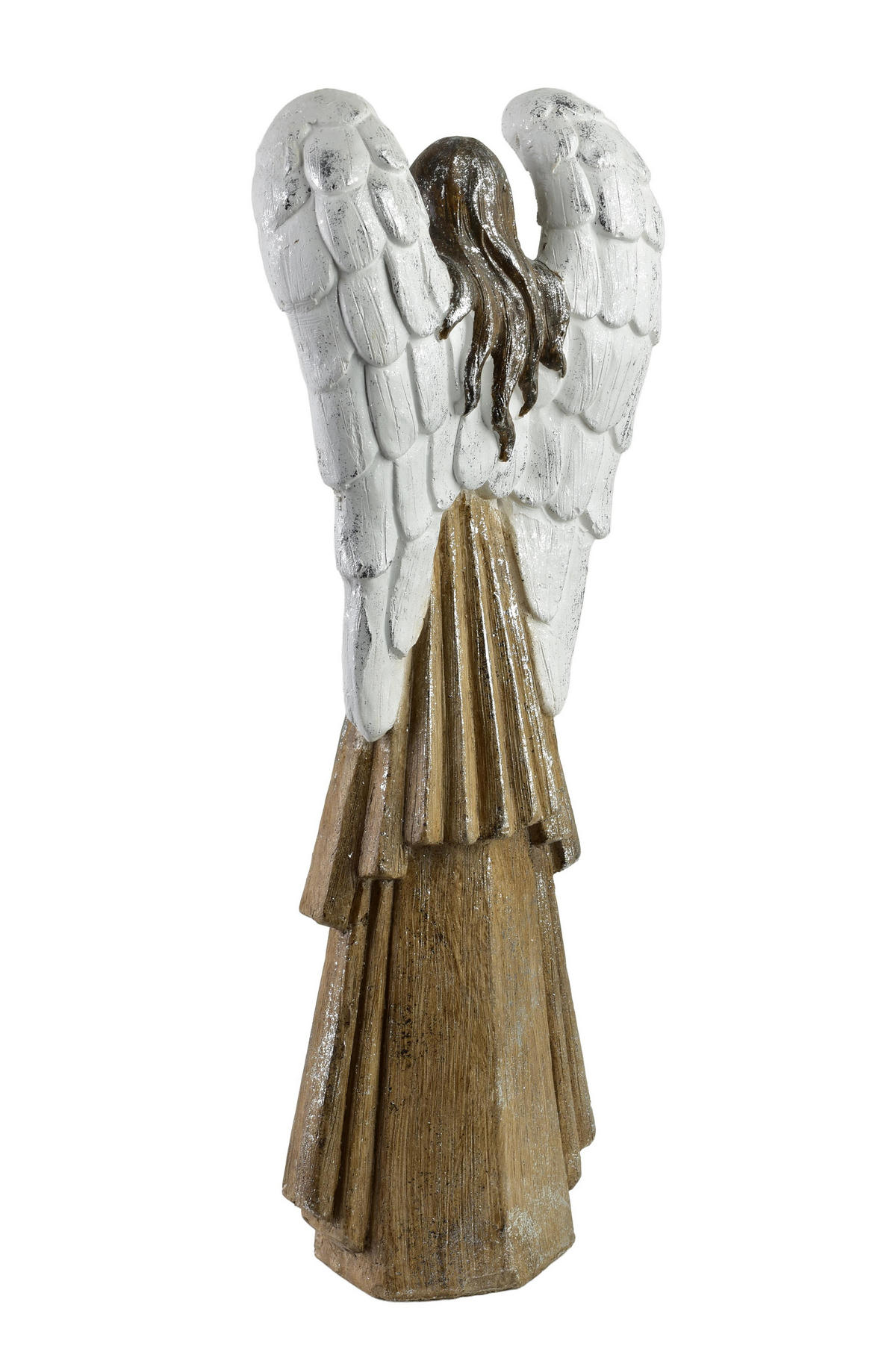 LED-DEKOFIGUR Angel Beige21,5x11,5x55 cm Keramik - Beige, Keramik (11.5/55/21.5cm) - Mondex