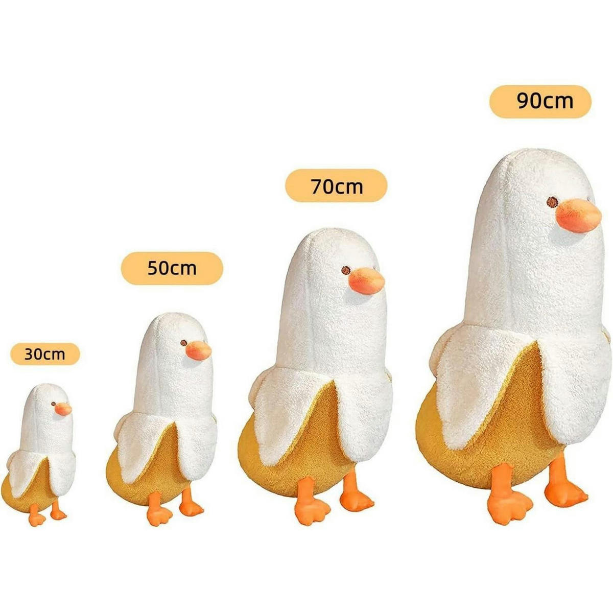 STOFFTIER Bananenente 30 cm - Multicolor, Textil (10/30cm)