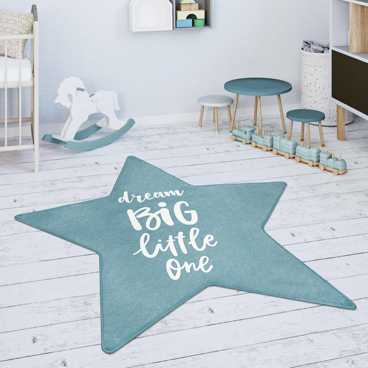 KINDERTEPPICH 150/150 CHICOS 558 - Blau, Kunststoff (150/150cm) - Paco Home